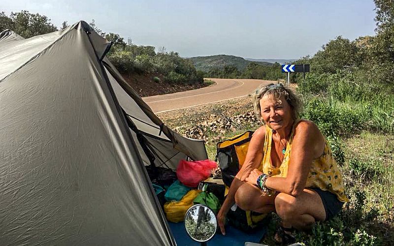 Wild Camping Safety Tips Shared By 6 Experienced Solo Female Cyclists Pushbikegirl Heike Pirngruber Solo Female Cyclist