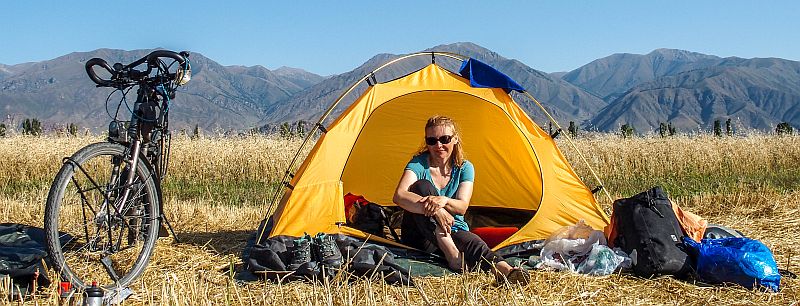 Wild Camping Safety Tips Shared By 6 Experienced Solo Female Cyclists Pushbikegirl Heike Pirngruber Solo Female Cyclist